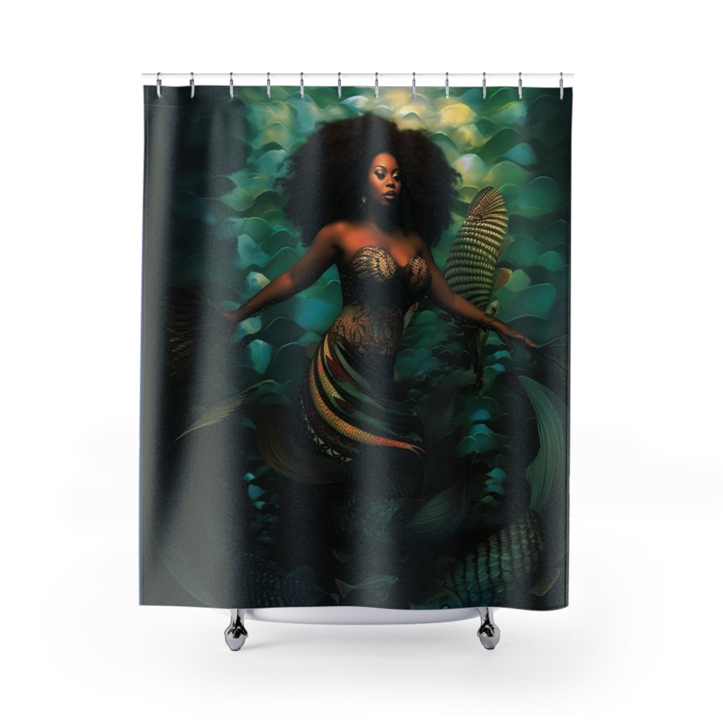 Yemoja Shower Curtain