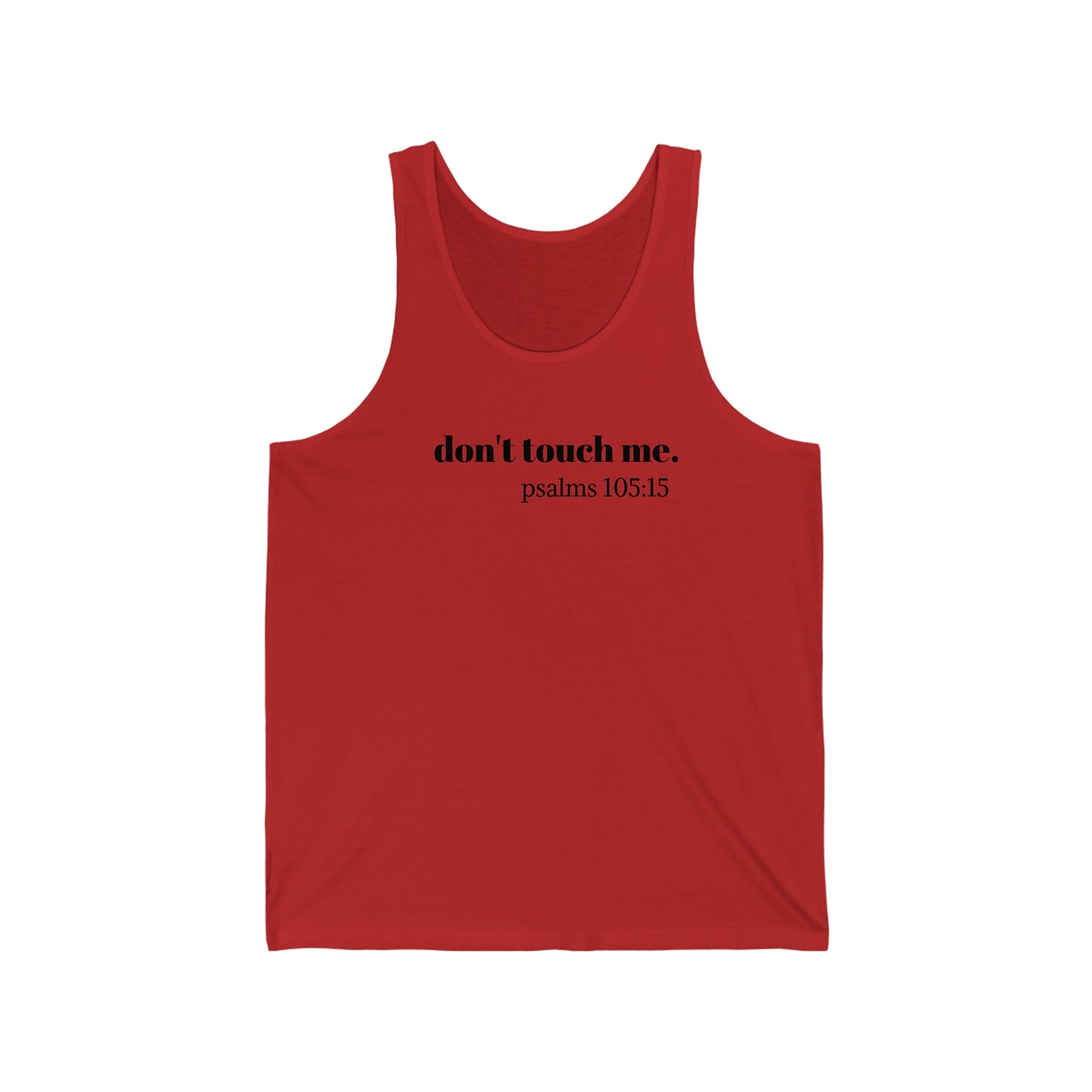 Don't Touch Me Jersey Tank