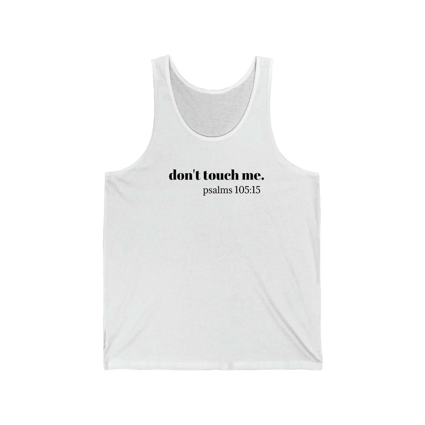 Don't Touch Me Jersey Tank