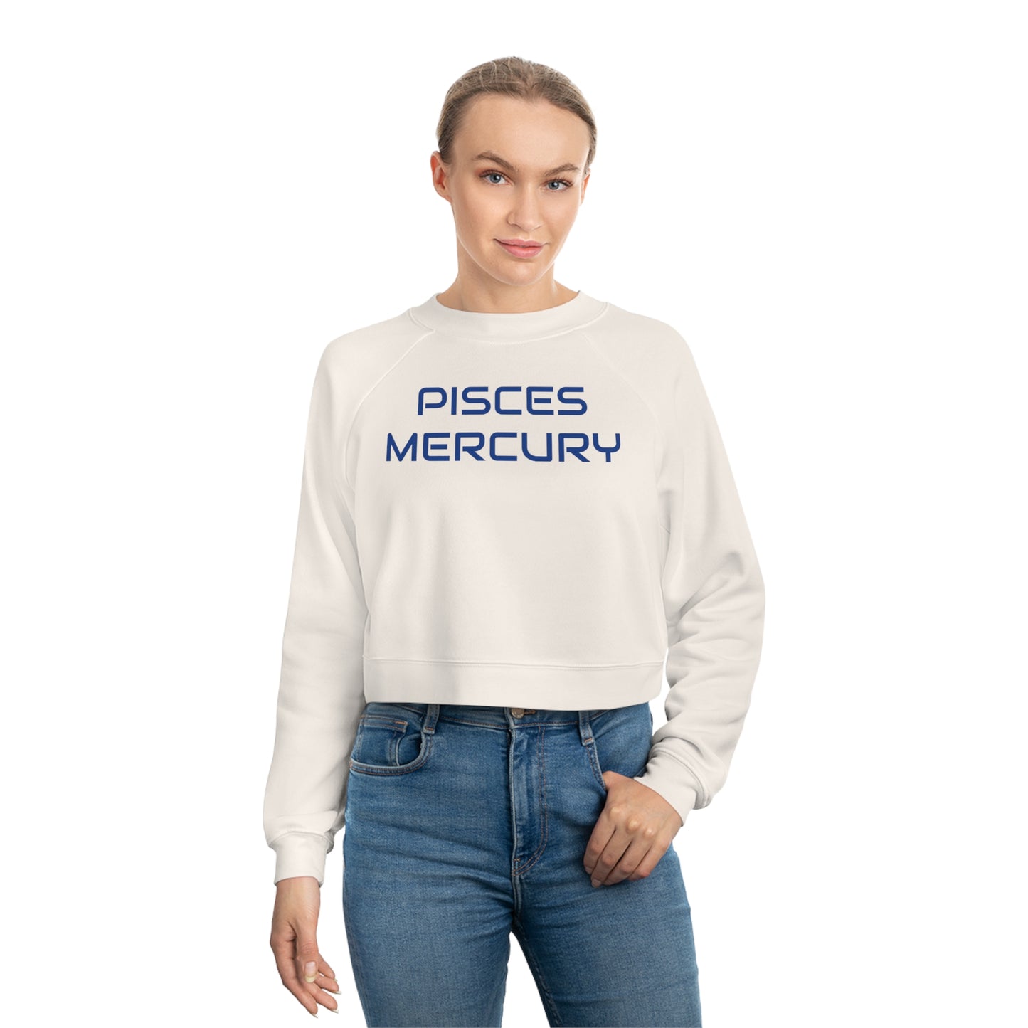 Pisces Mercury Women's Cropped Fleece Pullover