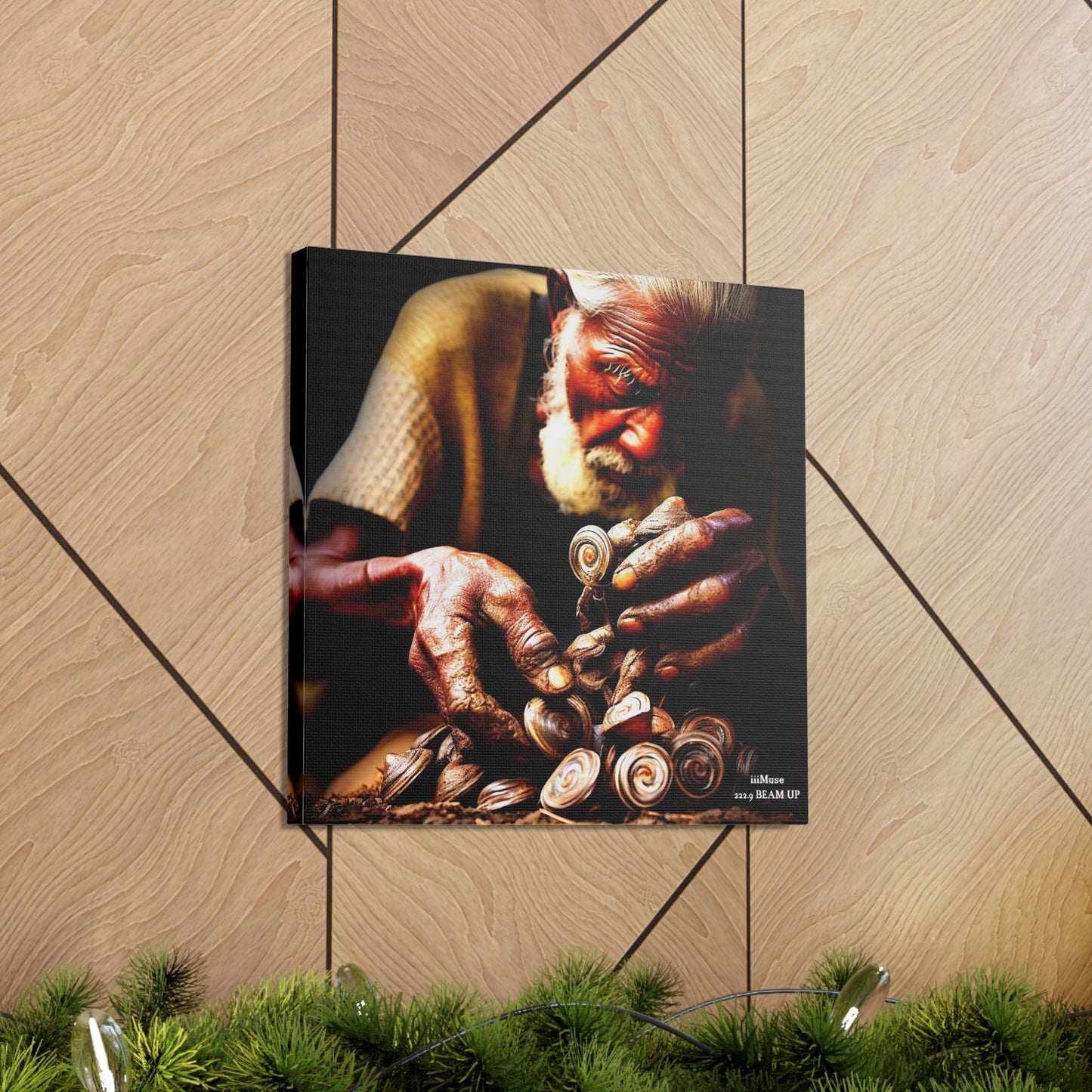 Obatala in Real Time 2- A Gallery Canvas