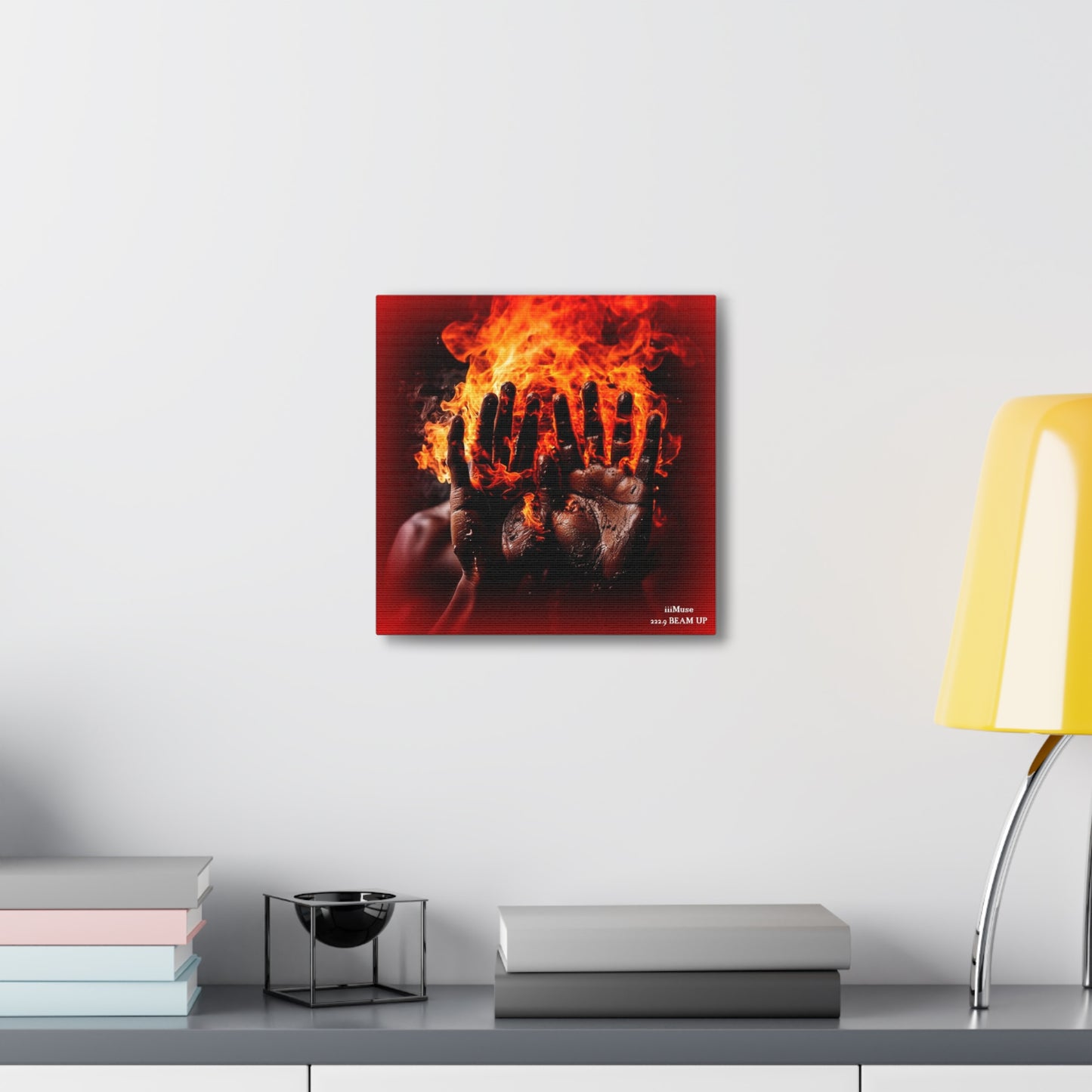 Fire in My Hands - A  Gallery Canvas