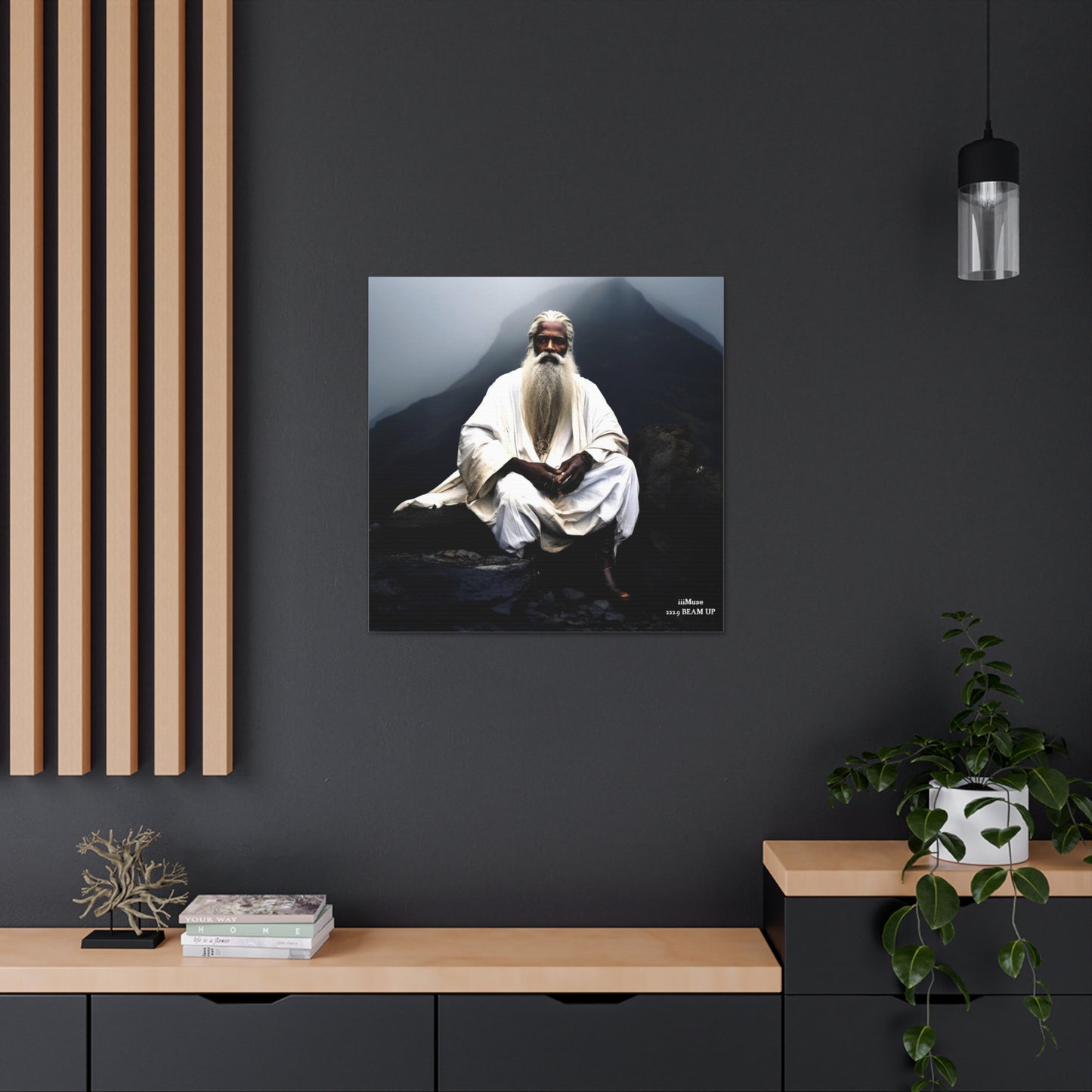 He on the Mountaintop-  A Gallery Canvas