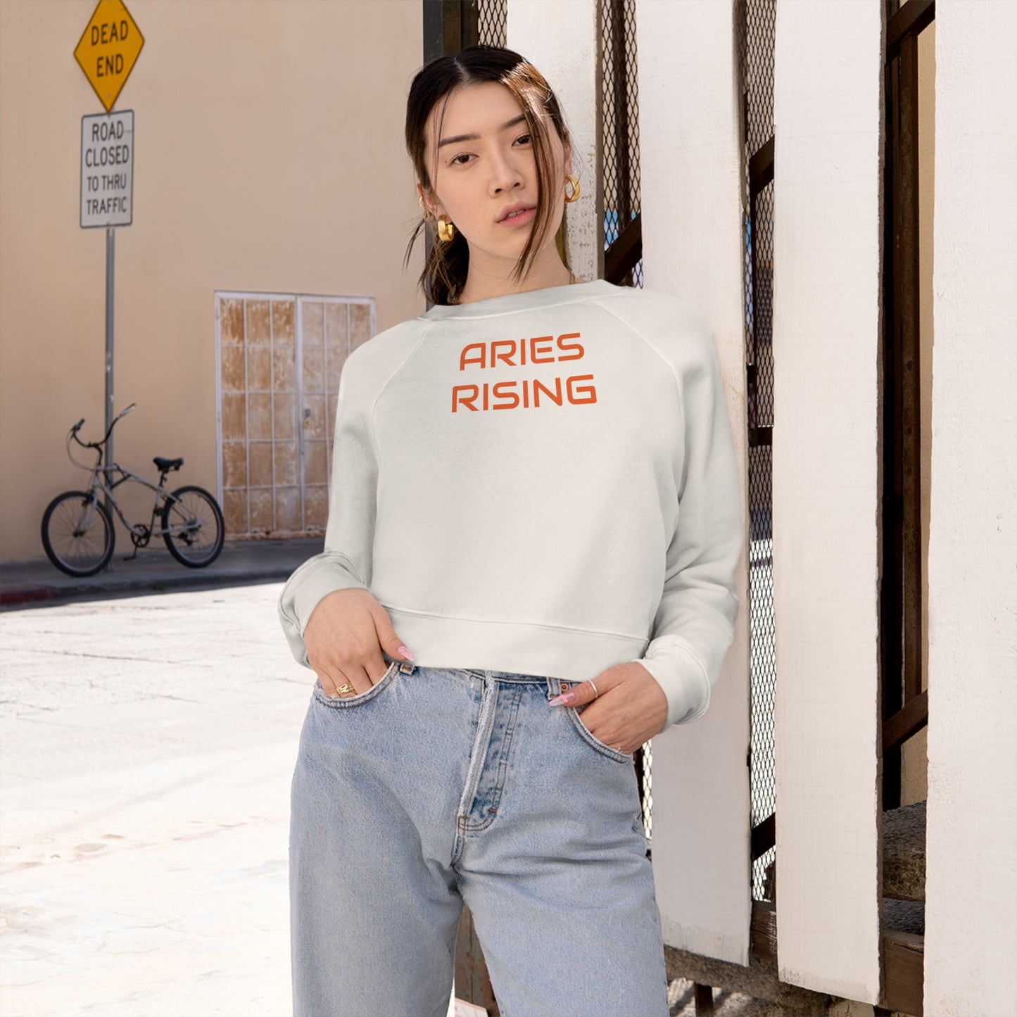 Aries Rising Women's Cropped Sweater