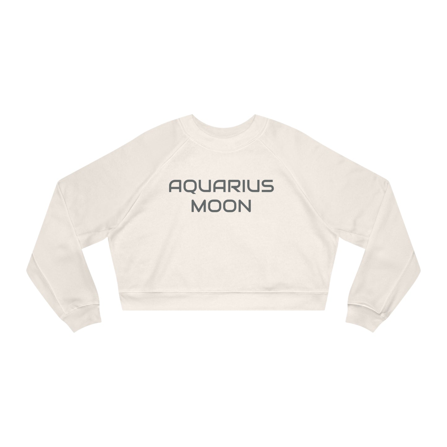 Aquarius Moon Women's Cropped Fleece Pullover