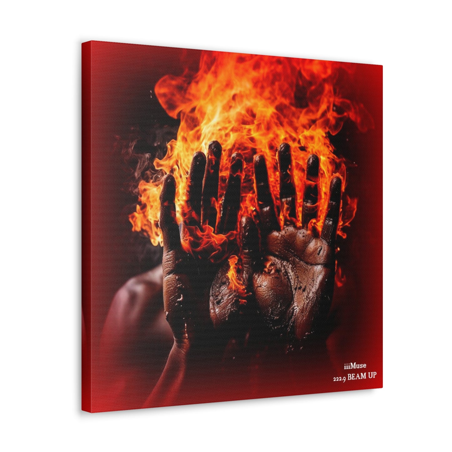 Fire in My Hands - A  Gallery Canvas