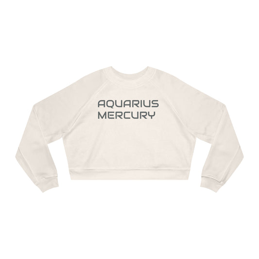 Aquarius Mercury Women's Cropped Fleece Pullover