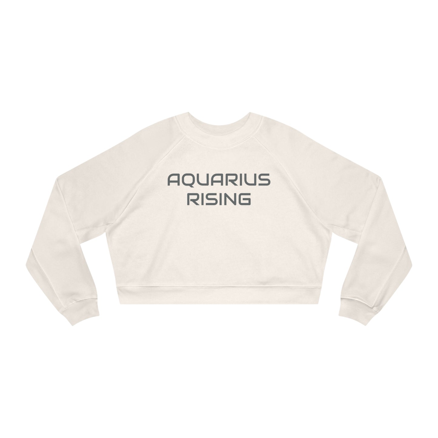 Aquarius Rising Women's Cropped Fleece Pullover