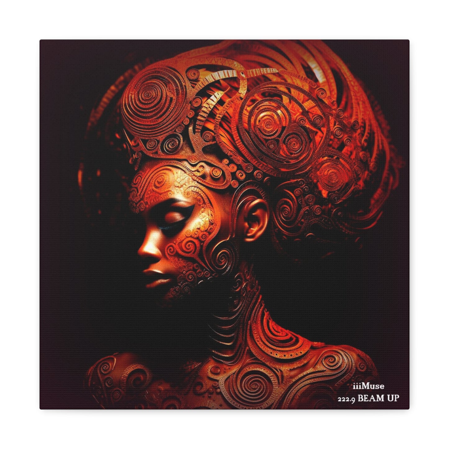 Oya in All of Her Copper Glory- A Gallery Canvas