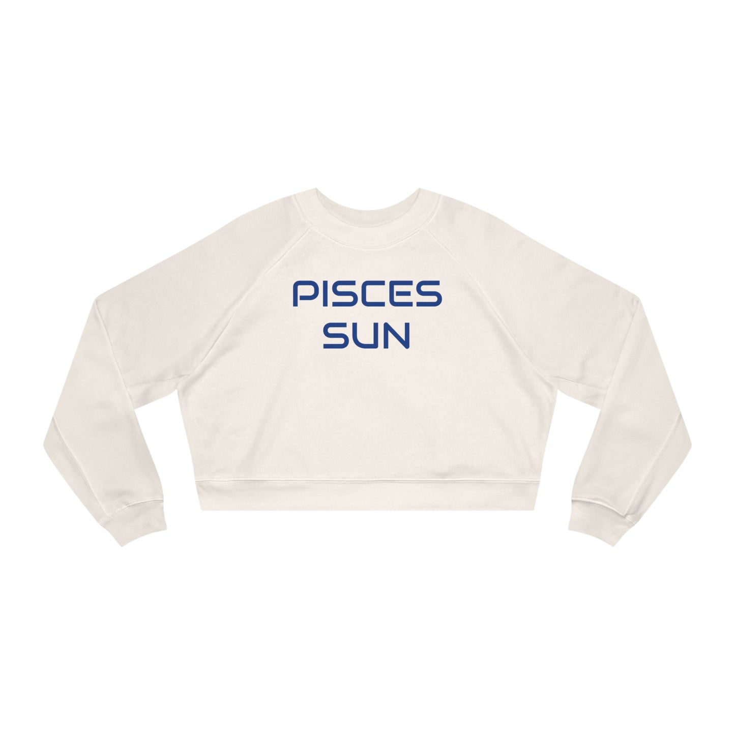 Pisces Sun Women's Cropped Fleece Pullover