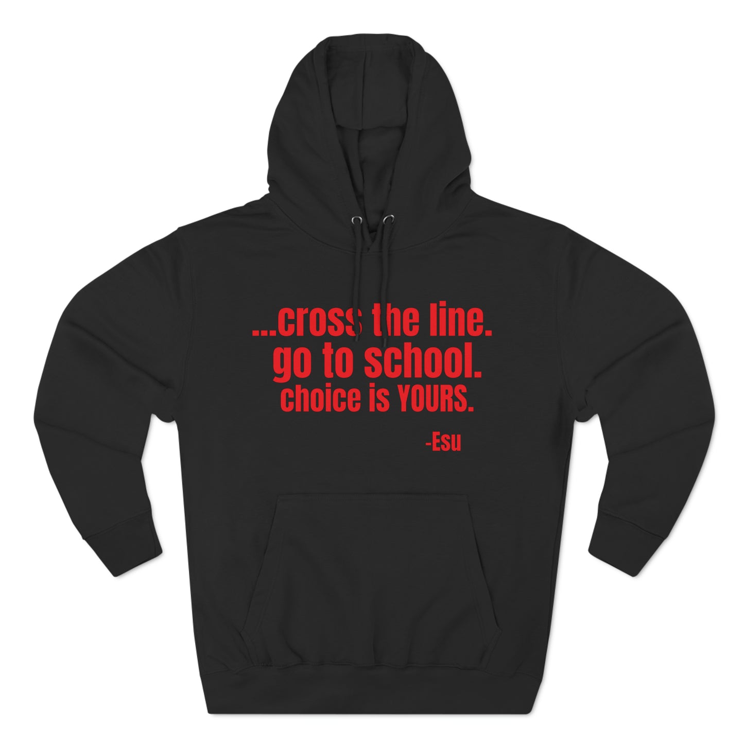 Cross the Line Esu Hoodie