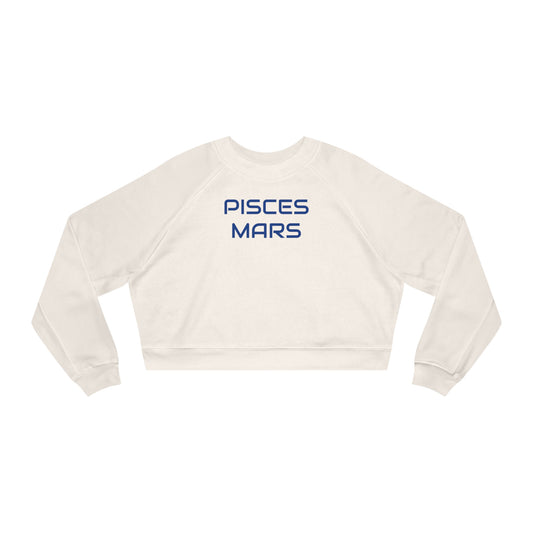 Pisces Mars Women's Cropped Fleece Pullover