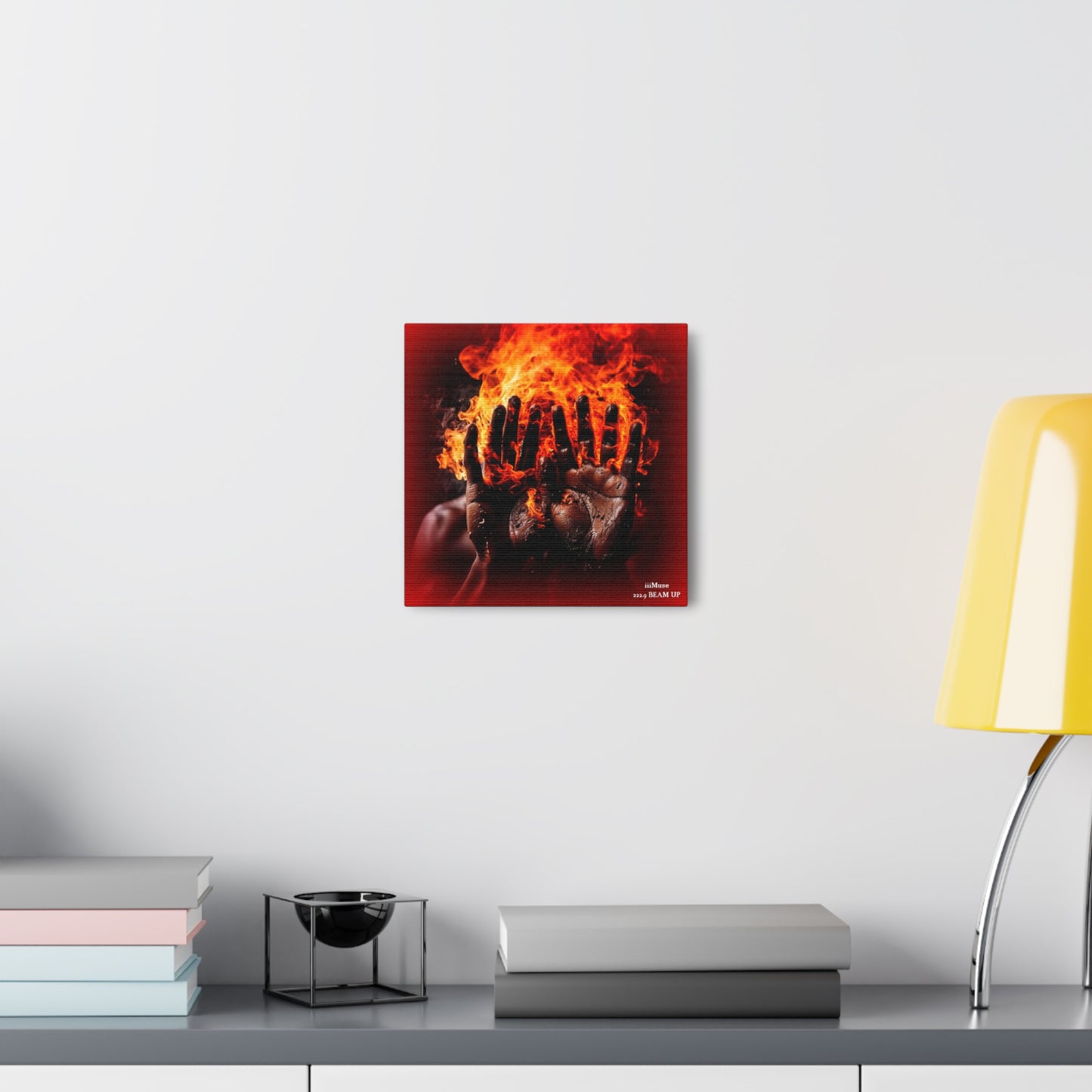 Fire in My Hands - A  Gallery Canvas