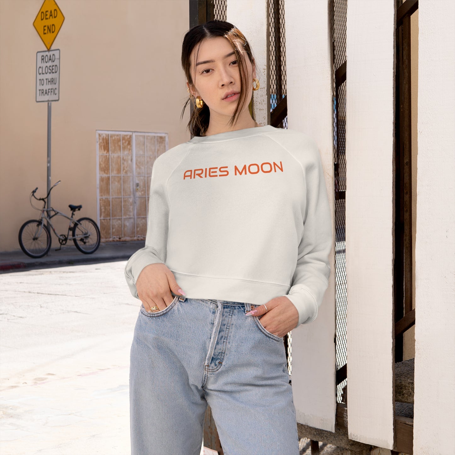 Aries Moon Women's Cropped Sweater