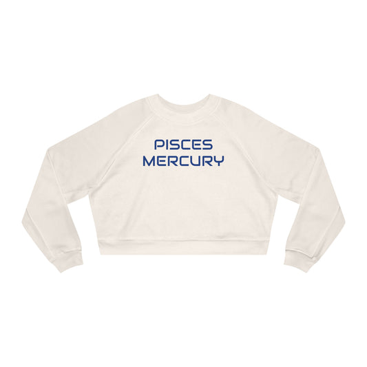 Pisces Mercury Women's Cropped Fleece Pullover