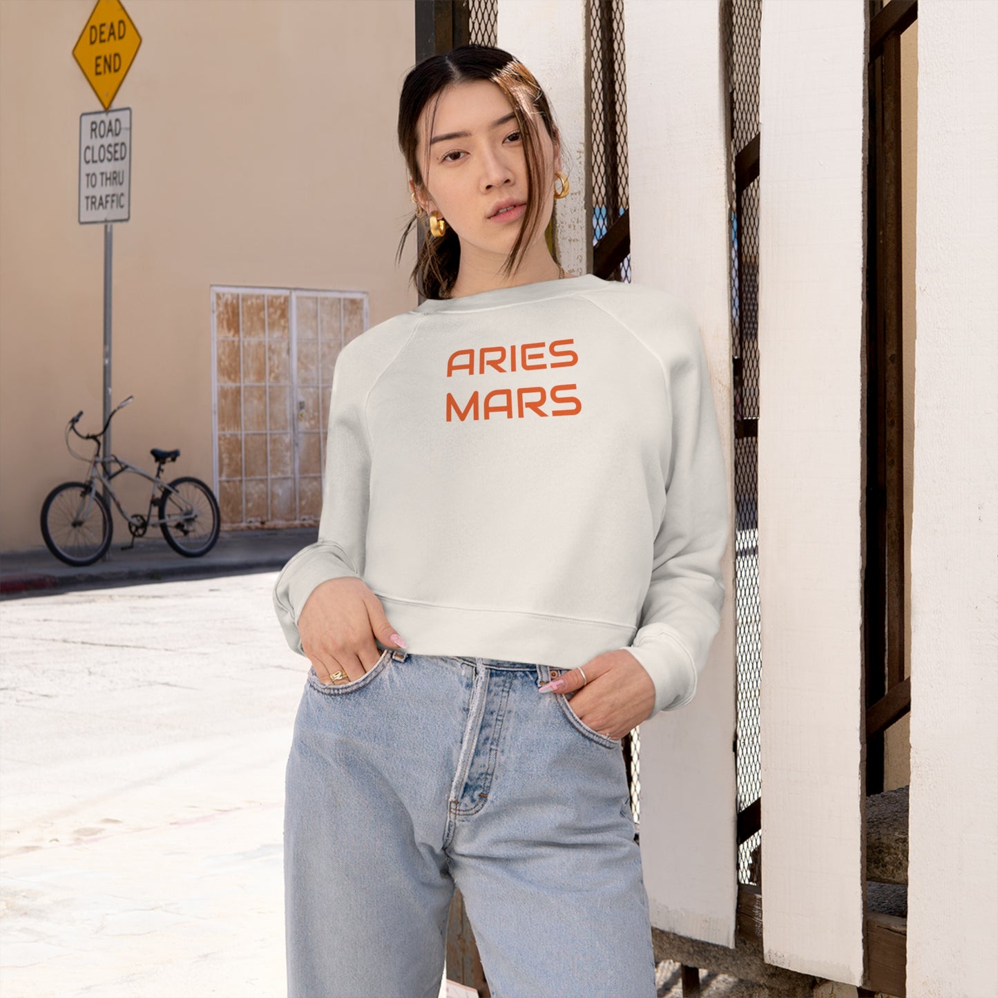 Aries Mars Women's Cropped Sweater