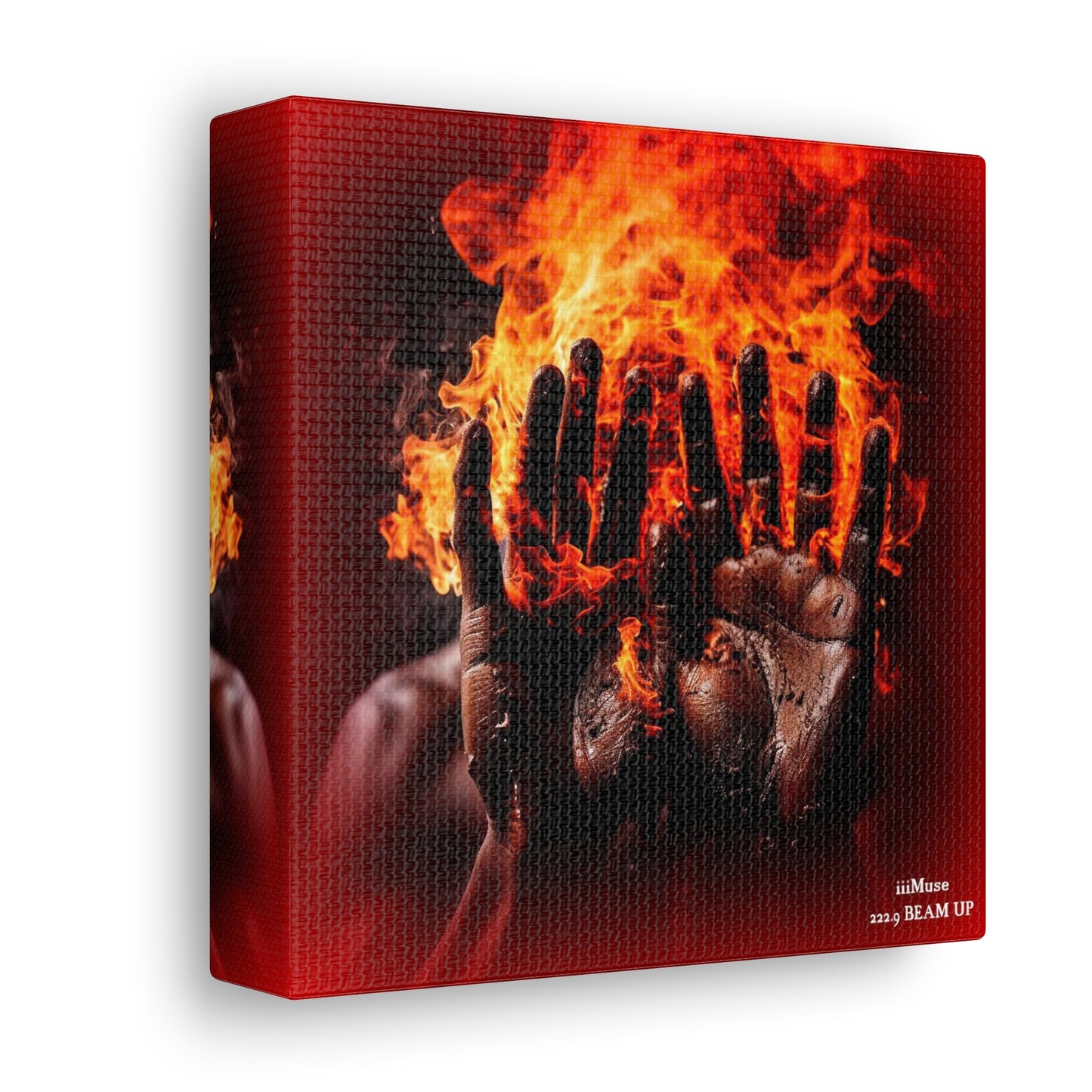 Fire in My Hands - A  Gallery Canvas