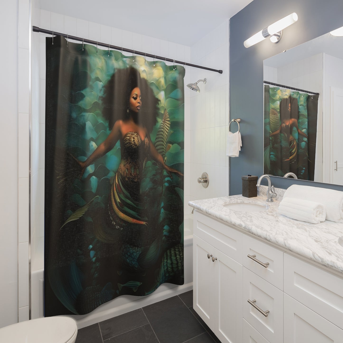 Yemoja Shower Curtain