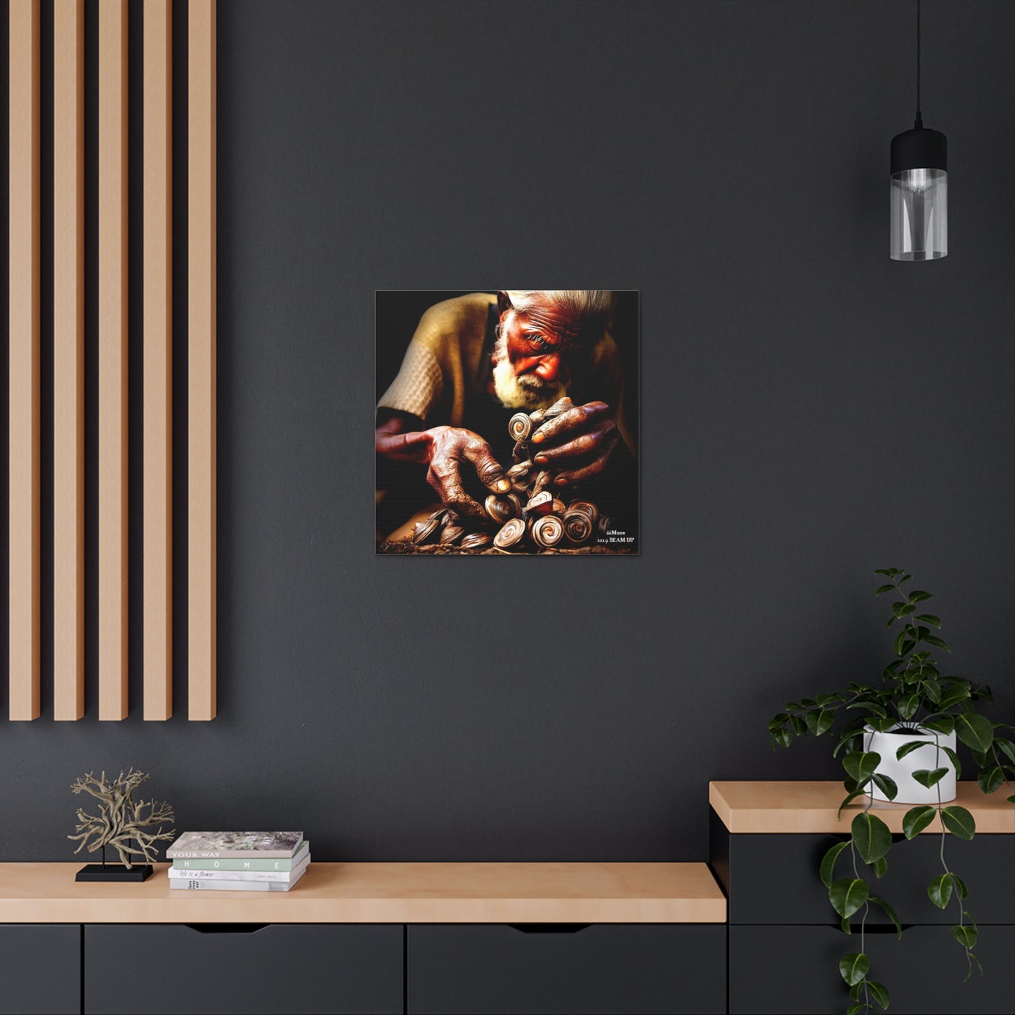 Obatala in Real Time 2- A Gallery Canvas